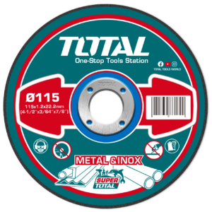 TOTAL Metal Cutting Disc 115x1.2mm 10Pcs Set