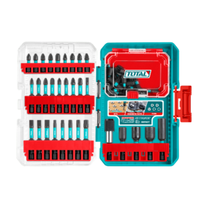 TOTAL Impact Screwdriver Bits Set 51 Piece