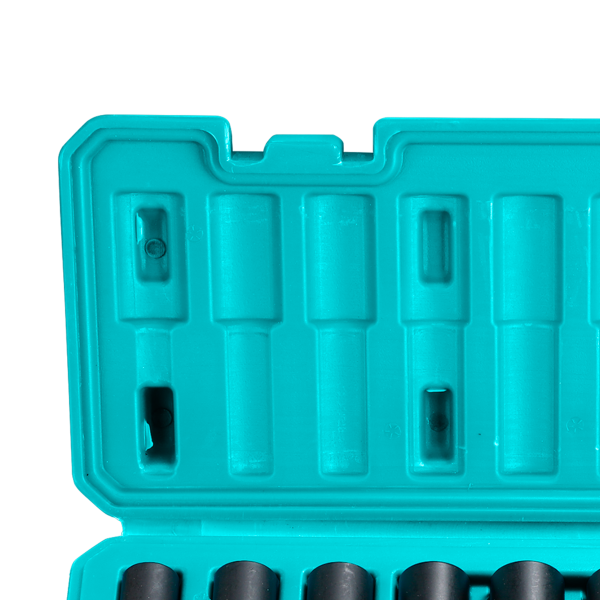 TOTAL Deep Impact Socket Set 1/2 Inch Drive 10 Piece - Image 4