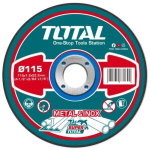 TOTAL Abrasive Metal Cutting Disc 115x1.2mm (10 Pcs Set)