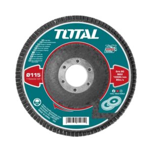 TOTAL Abrasive Flap Disc 115mm P80 (10 Pack)