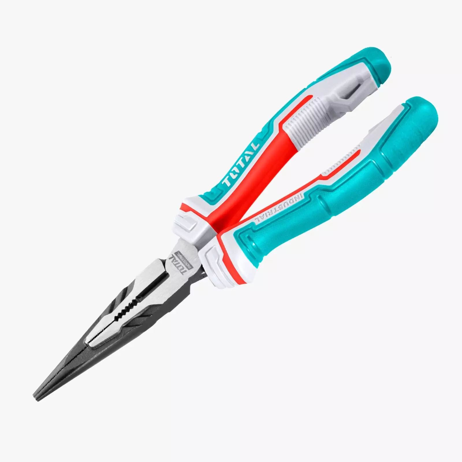 TOTAL Long Nose Pliers High Leverage 200mm