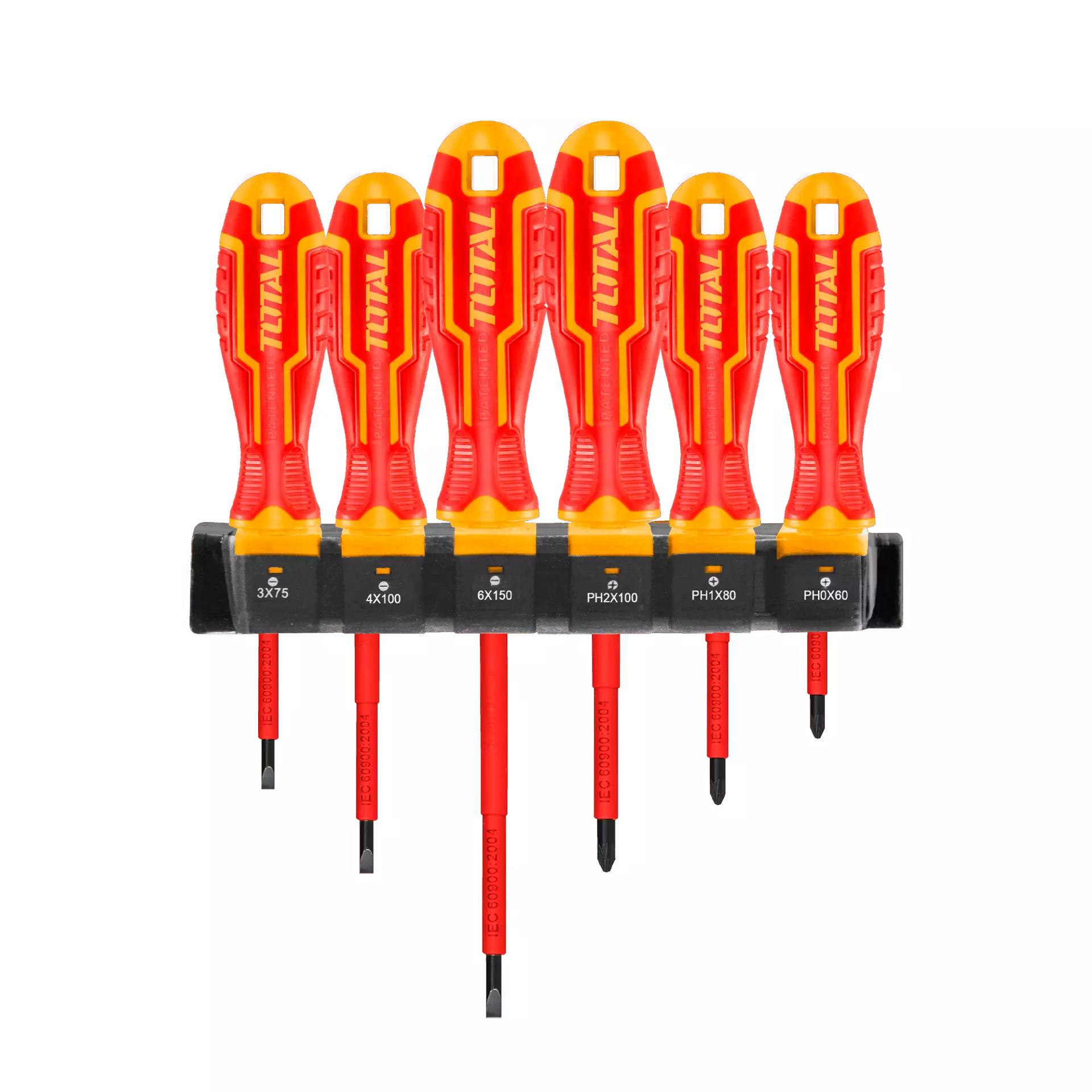 TOTAL Insulated Screwdriver Set 6 Piece