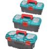 TOTAL Plastic Tool Box Set 3 Piece