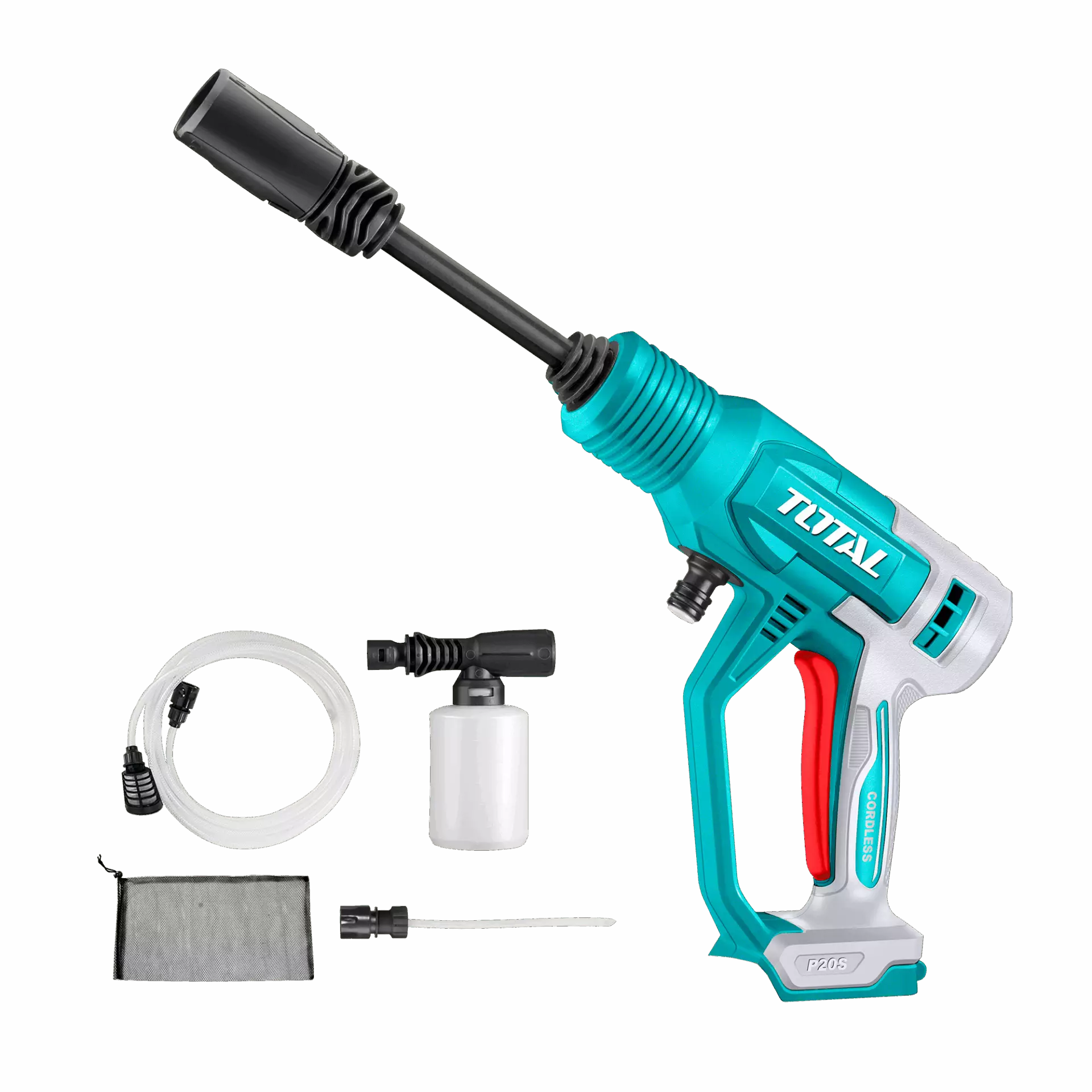 TOTAL Pressure Washer 24.8Bar 2.8L/min Li-Ion 20V
