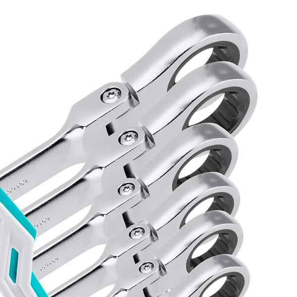 TOTAL Flexible Ratchet Spanner Set 8 Piece - Image 8